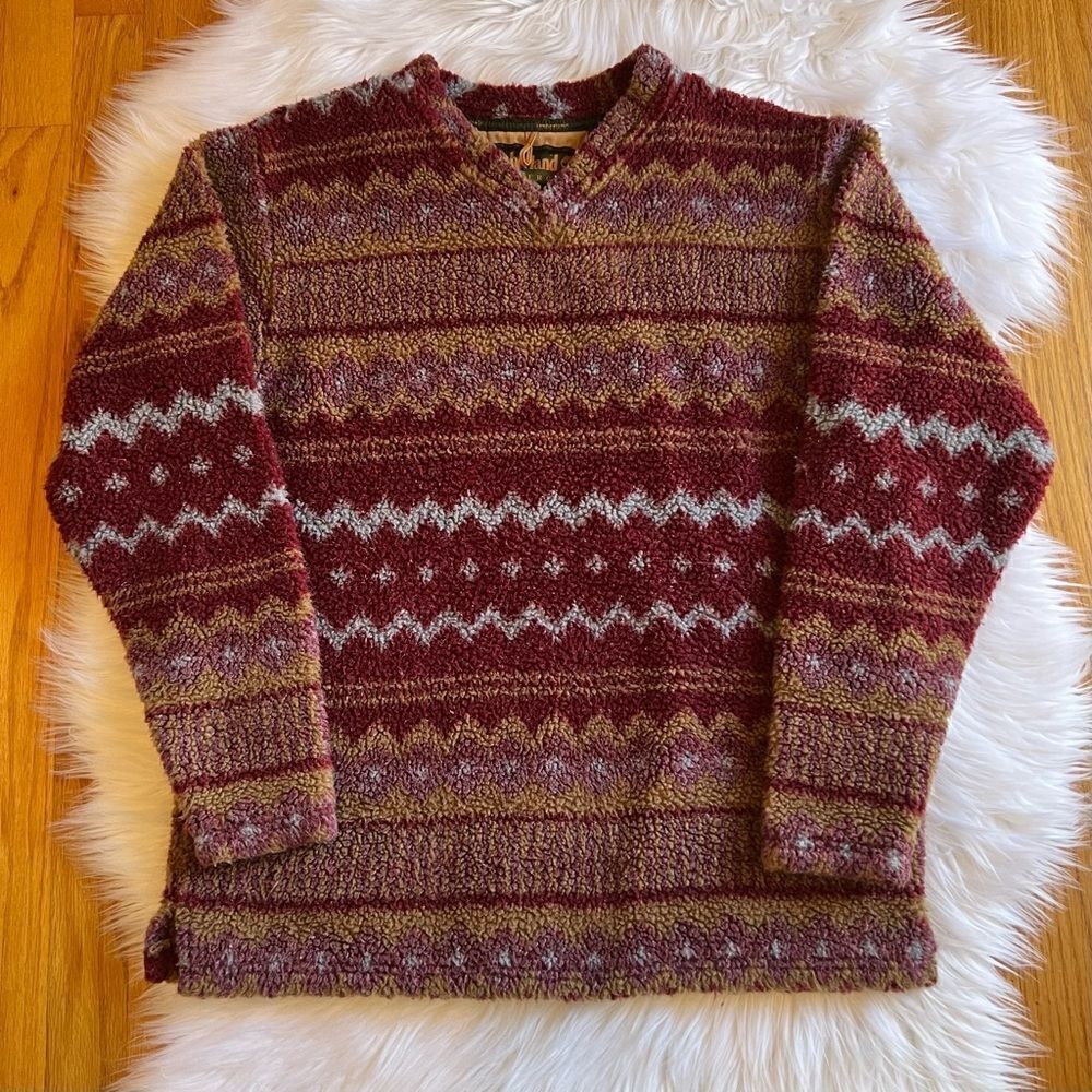 CozyCore Vintage Timberland Fleece Size XS
